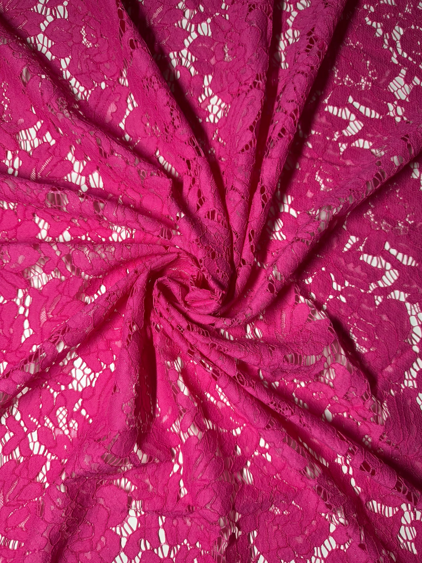 Fuchsia Corded Lace