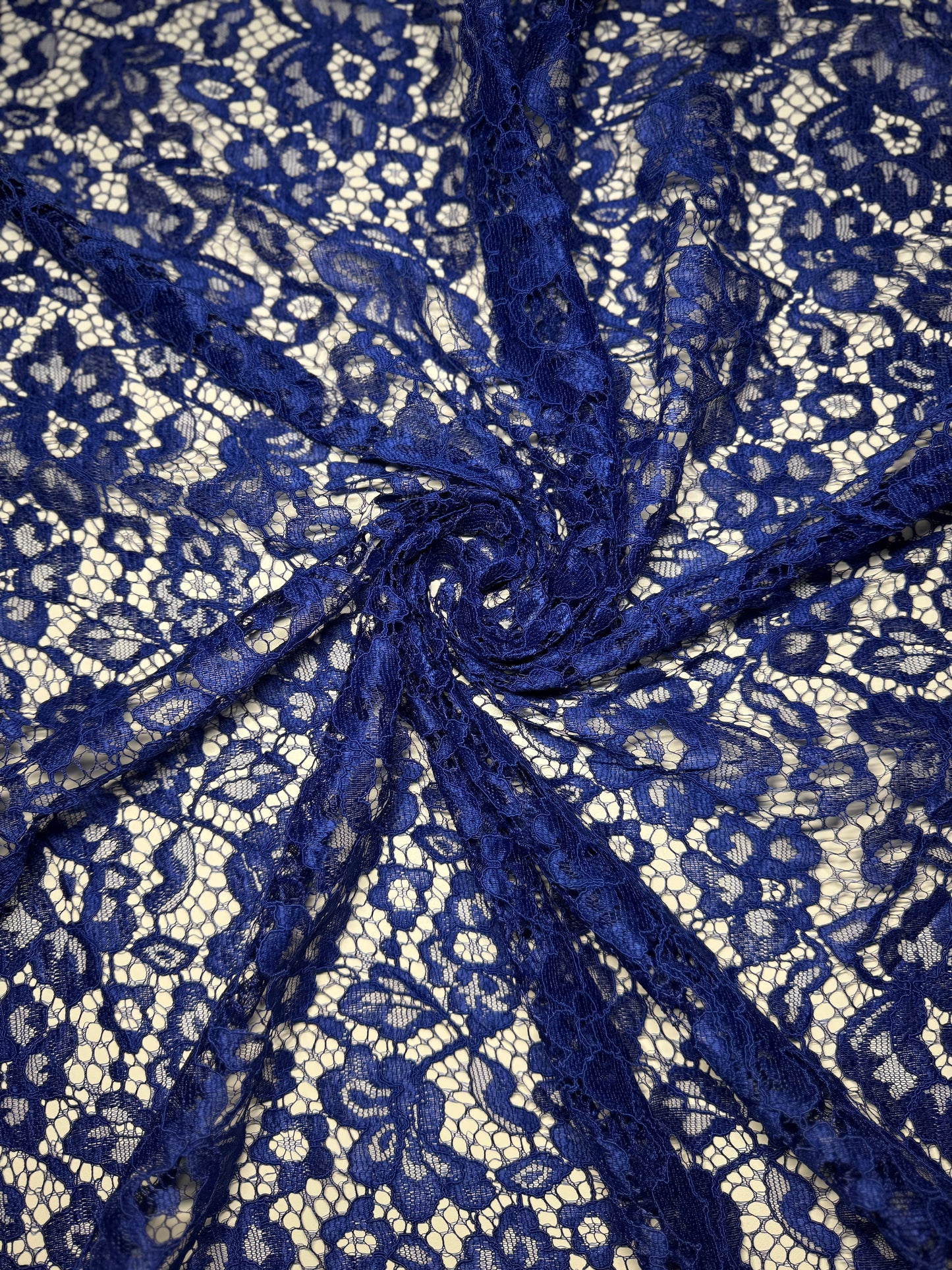 Royal Blue Corded Lace