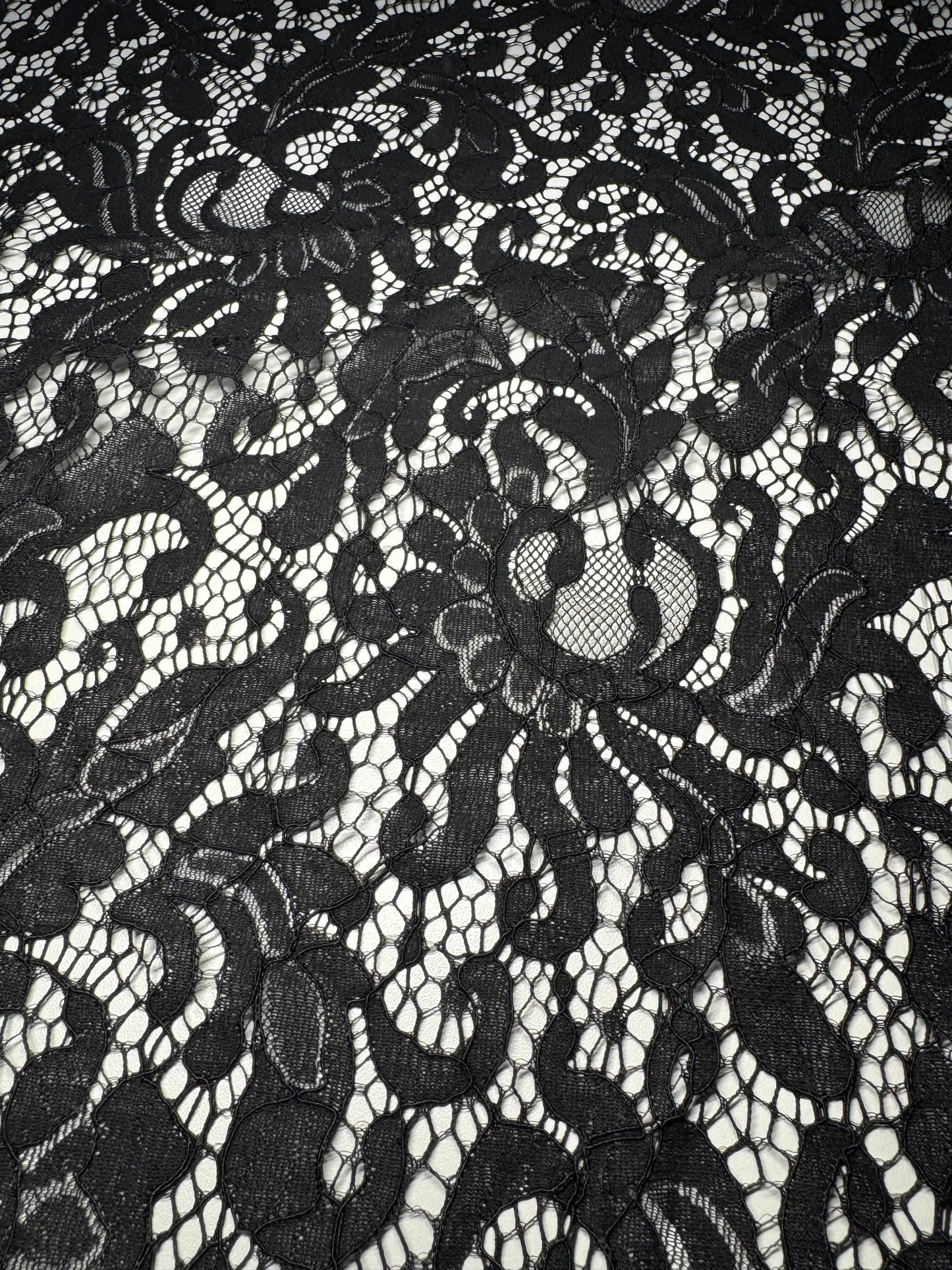 Black Corded Lace