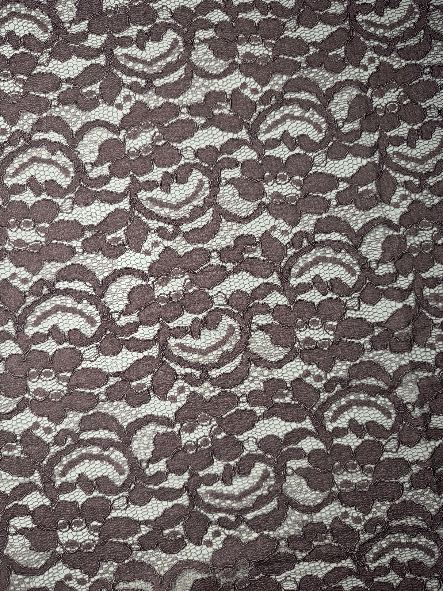 Dusty Lilac Corded Lace