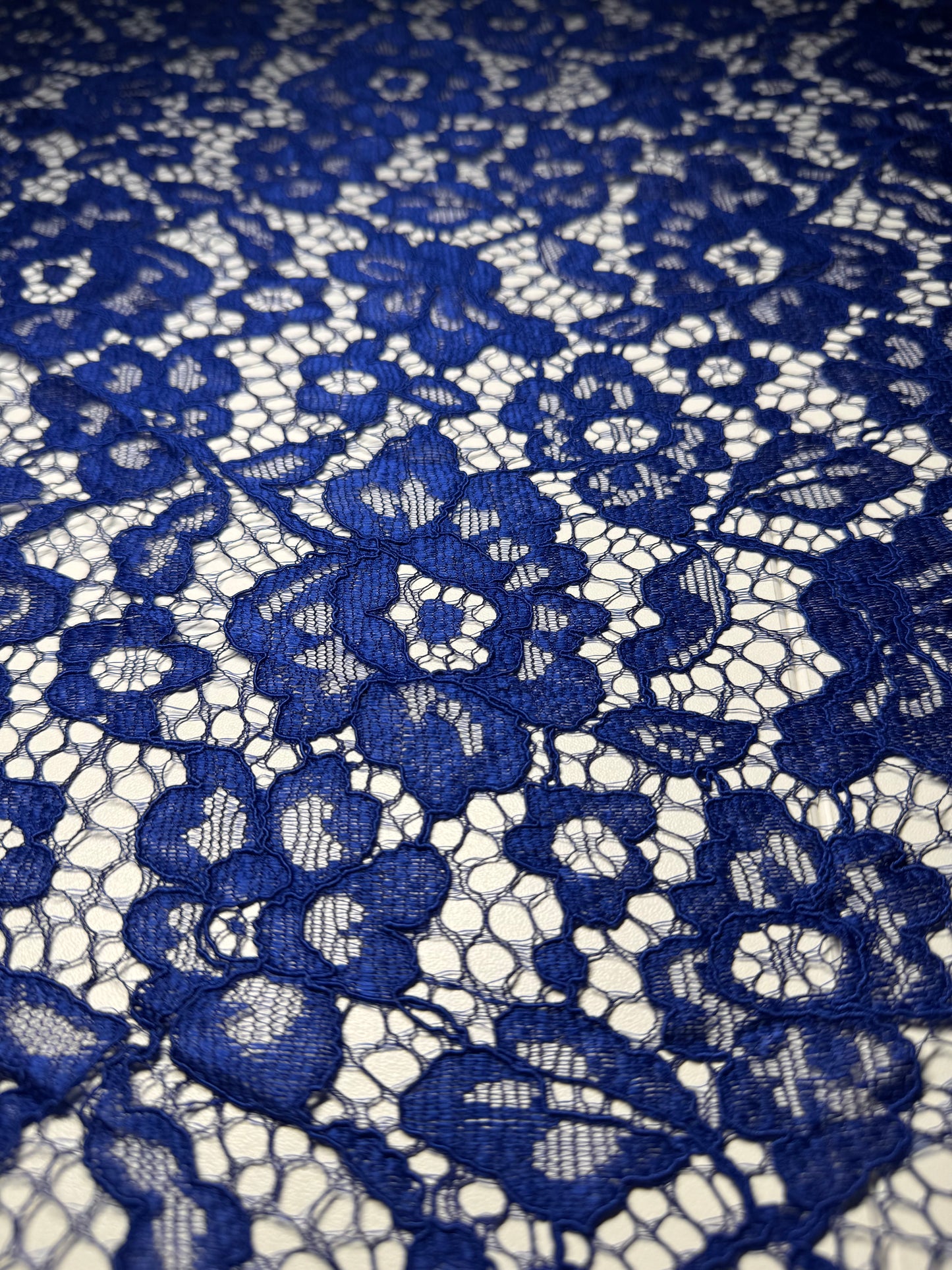 Royal Blue Corded Lace