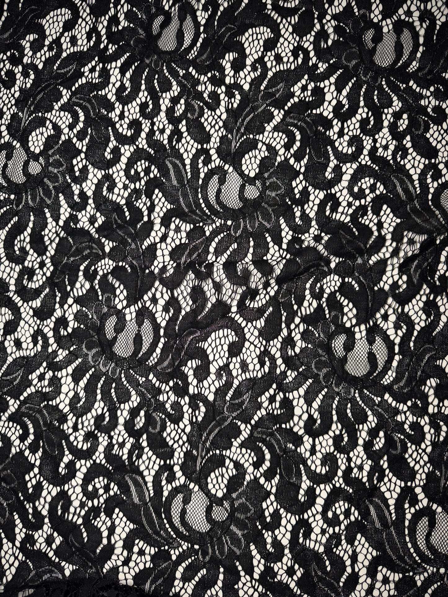 Black Corded Lace