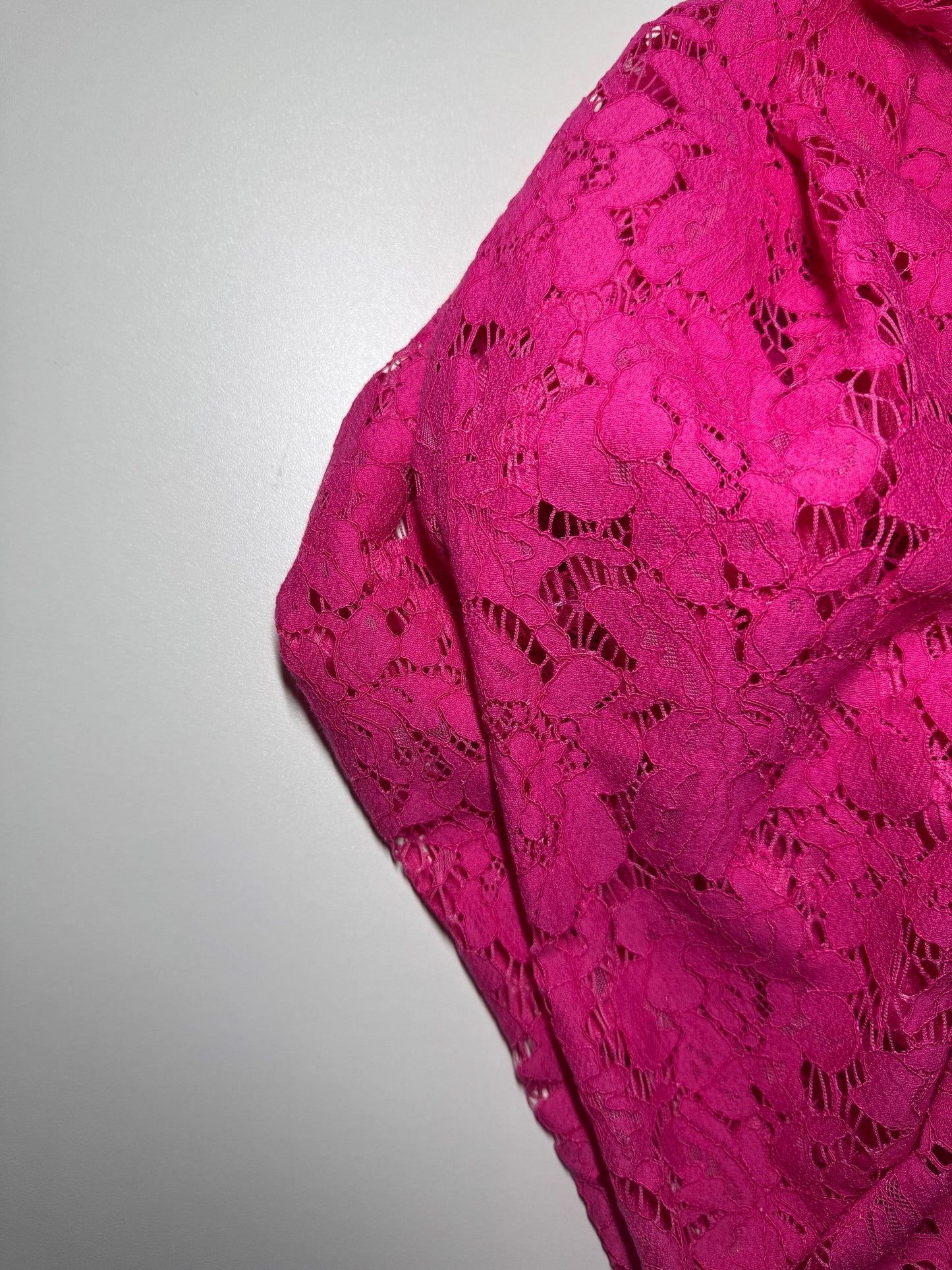 Fuchsia Corded Lace
